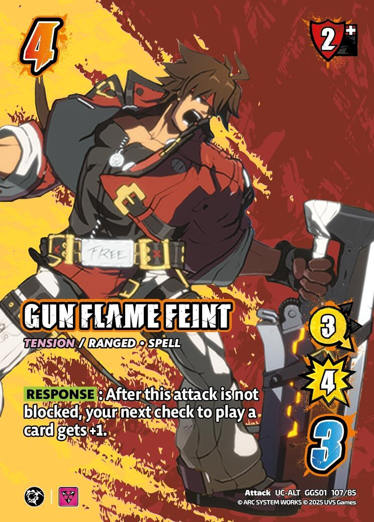 Image for GUN FLAME FEINT (Alternate Art) (GGS01 107/85) - UniVersus