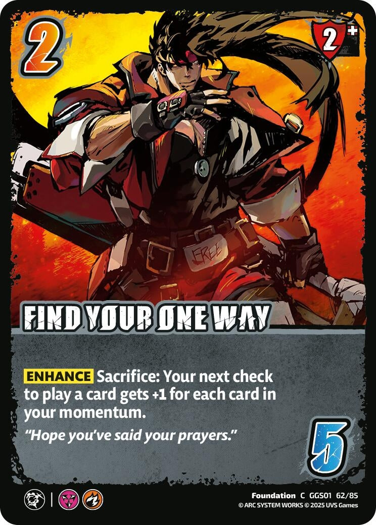 Image for FIND YOUR ONE WAY (GGS01 62/85) - UniVersus