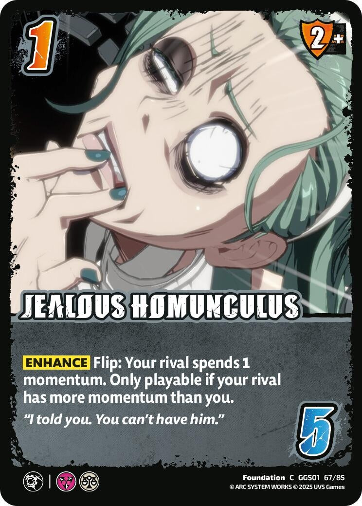 Image for JEALOUS HOMUNCULUS (GGS01 67/85) - UniVersus