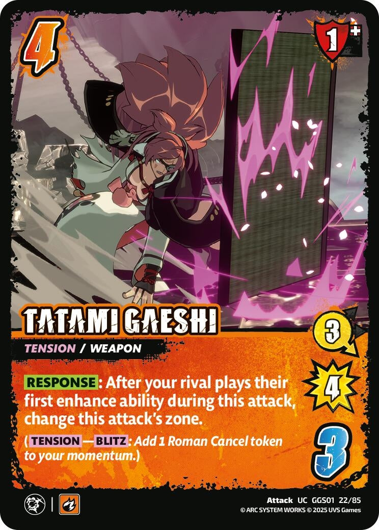 Image for TATAMI GAESHI (GGS01 22/85) - UniVersus