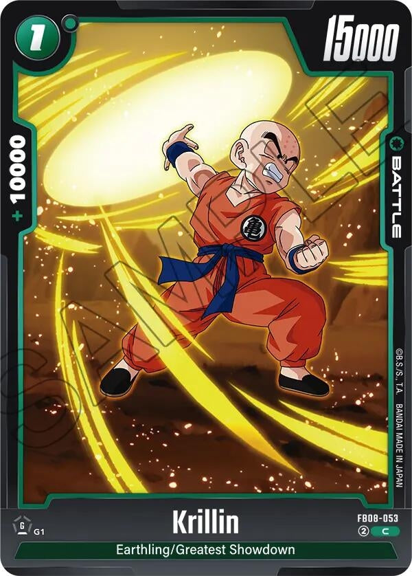 Image for Krillin - FB08-053 (FB08-053) (Saiyan's Pride) - Dragon Ball Super: Fusion World