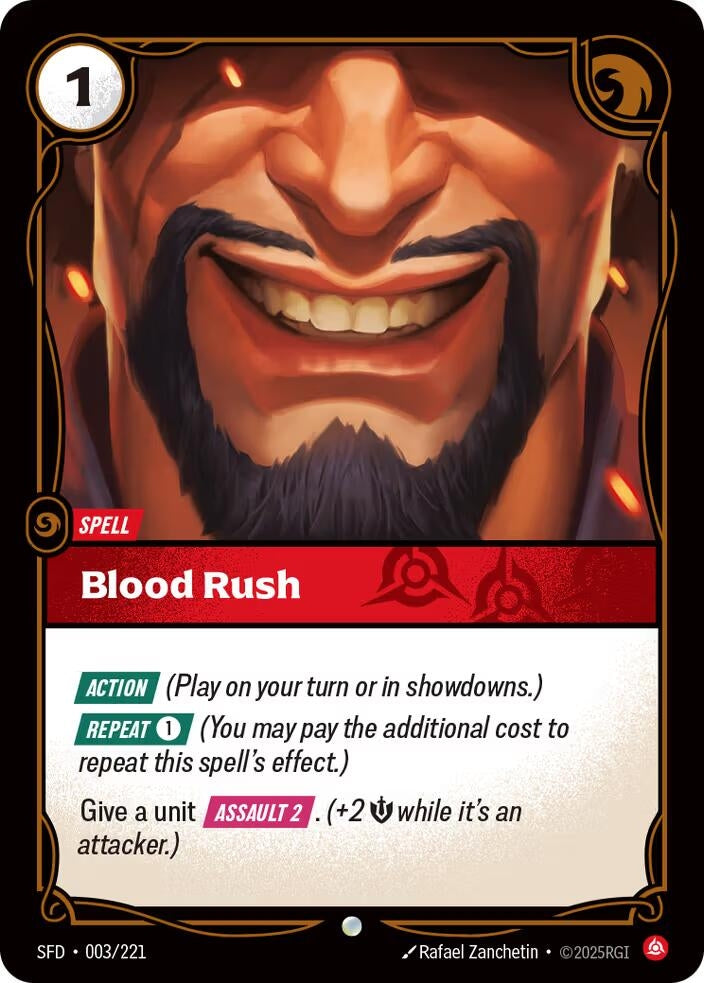 Image for Blood Rush (003/221) - Riftbound: League of Legends Trading Card Game