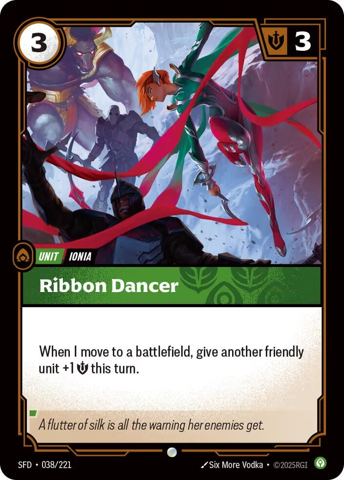 Image for Ribbon Dancer (038/221) - Riftbound: League of Legends Trading Card Game