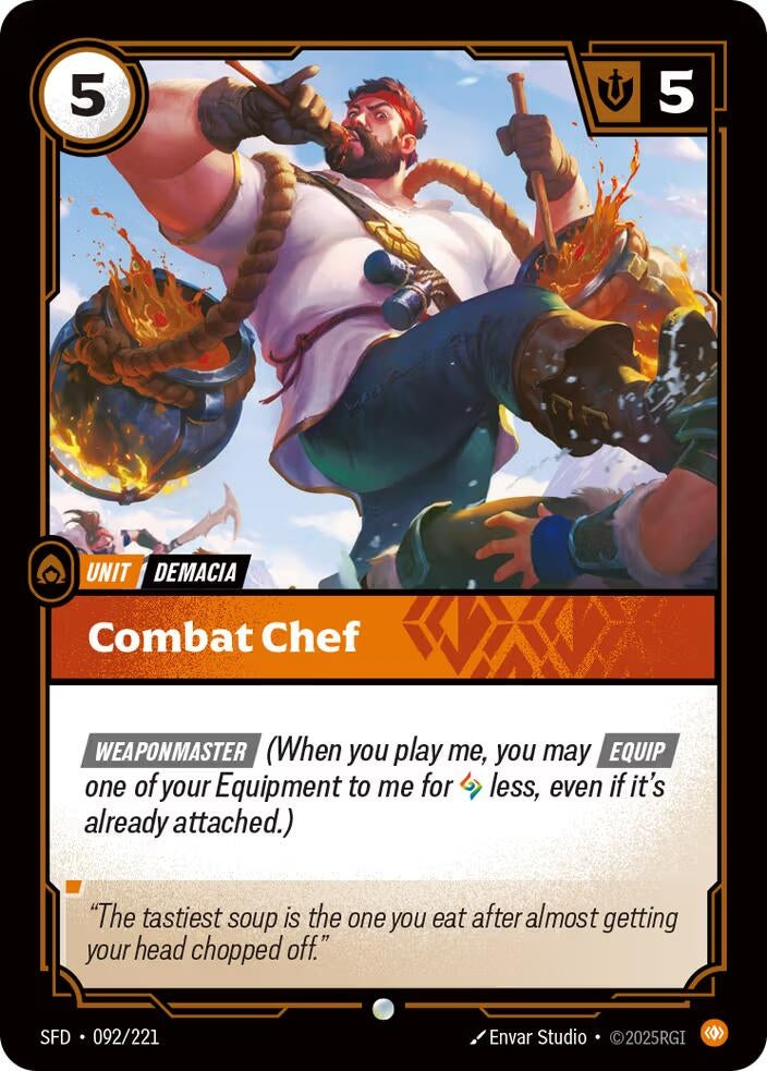 Image for Combat Chef (092/221) - Riftbound: League of Legends Trading Card Game