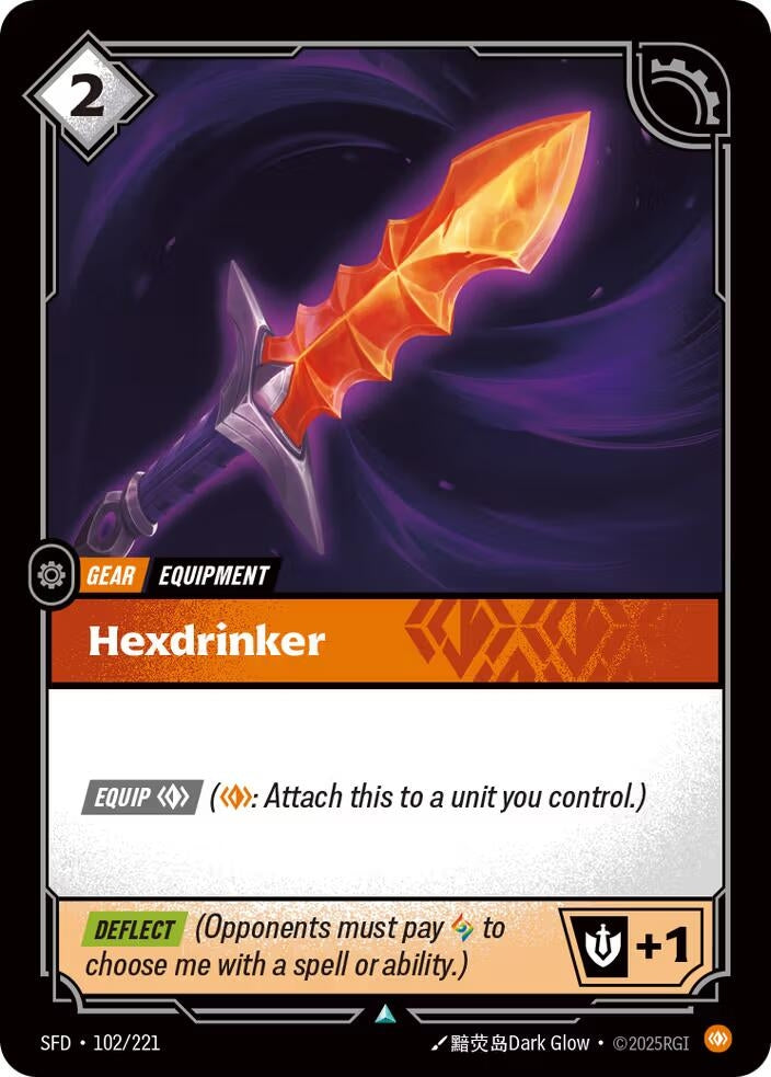 Image for Hexdrinker (102/221) - Riftbound: League of Legends Trading Card Game