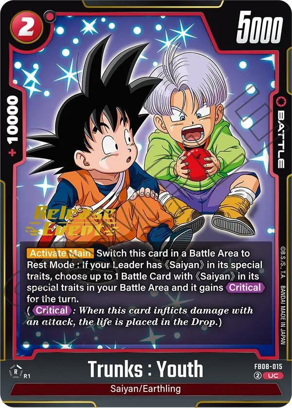 Image for Trunks : Youth - FB08-015 (FB08-015) - Dragon Ball Super: Fusion World
