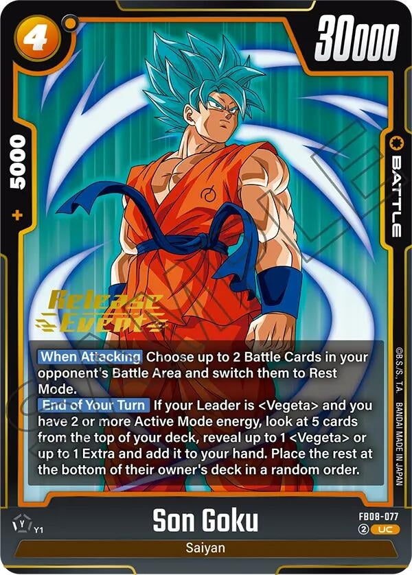 Image for Son Goku - FB08-077 (FB08-077) - Dragon Ball Super: Fusion World