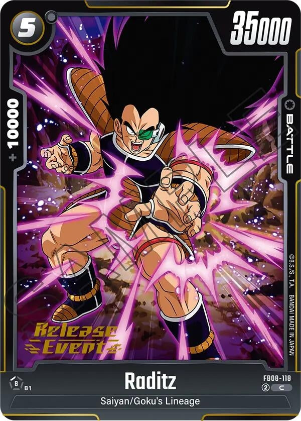 Image for Raditz - FB08-118 (FB08-118) - Dragon Ball Super: Fusion World