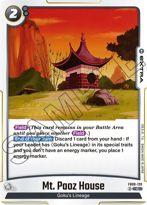 Image for Mt. Paoz House (FB08-120) - Dragon Ball Super: Fusion World