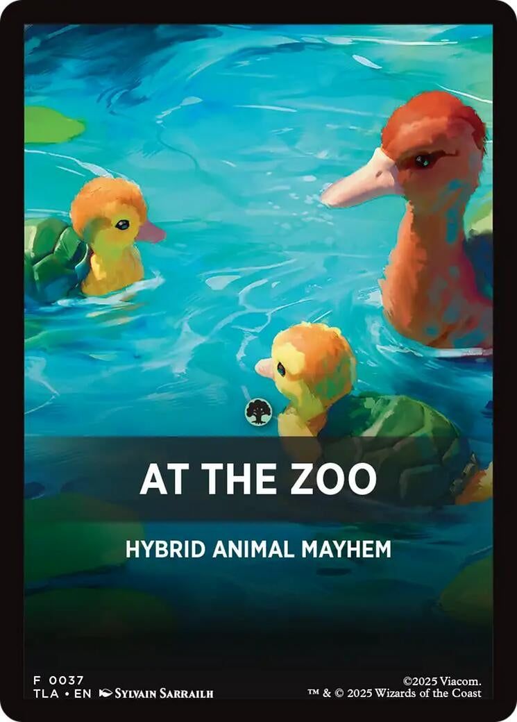 Image for At The Zoo Theme Card (37) (Avatar: The Last Airbender) - Magic: The Gathering