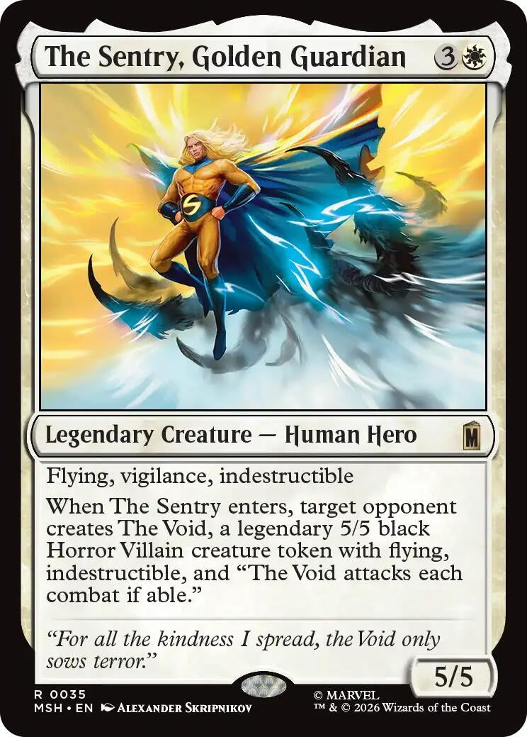 Image for The Sentry, Golden Guardian (35) - Magic: The Gathering