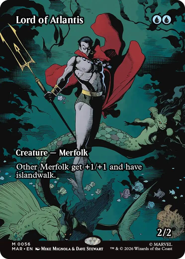Image for Lord of Atlantis (Borderless) (56) - Magic: The Gathering