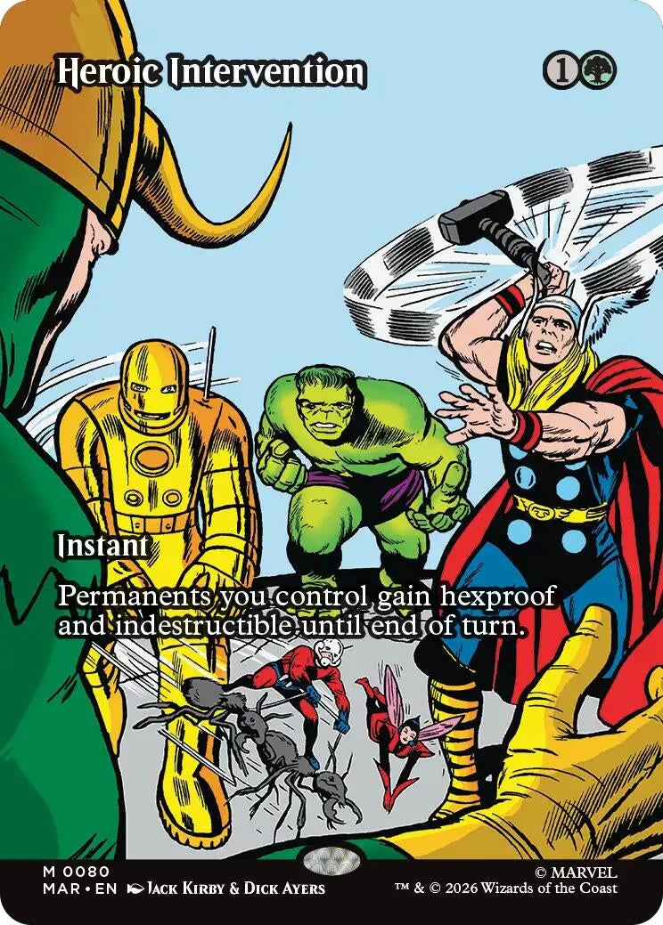 Image for Heroic Intervention (0080) (Borderless) (80) - Magic: The Gathering