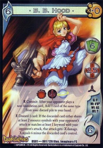 Image for · B.B. Hood · (001/126 DS01) - UniVersus