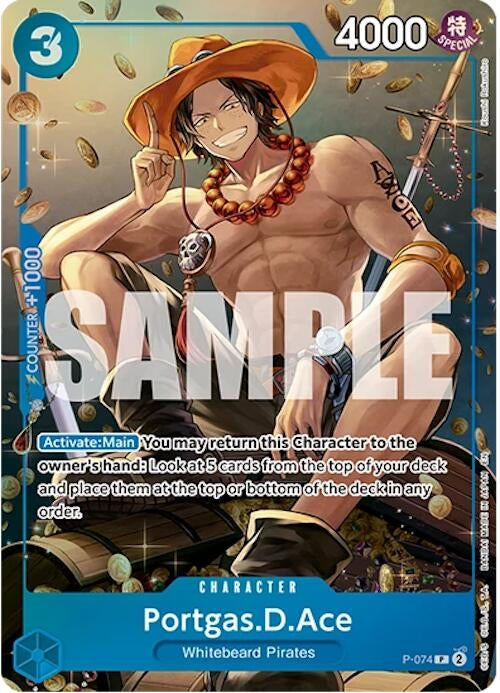 Image for Portgas.D.Ace (Tin Pack Set Vol. 2) (P-074) (One Piece Promotion Cards) - One Piece Card Game
