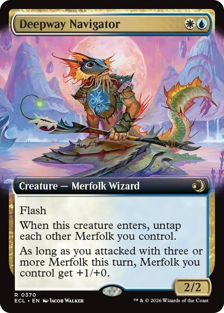 Image for Deepway Navigator (Extended Art) (370) - Magic: The Gathering