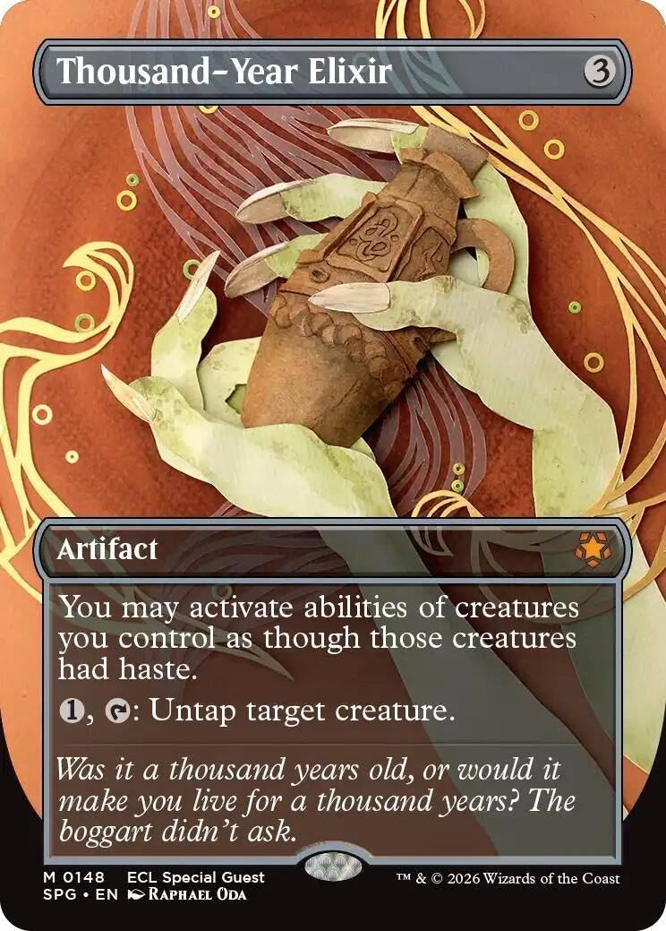 Image for Thousand-Year Elixir (Borderless) (148) - Magic: The Gathering