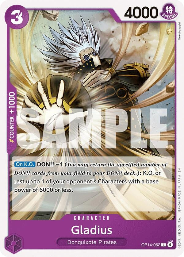 Image for Gladius (OP14-062) - One Piece Card Game