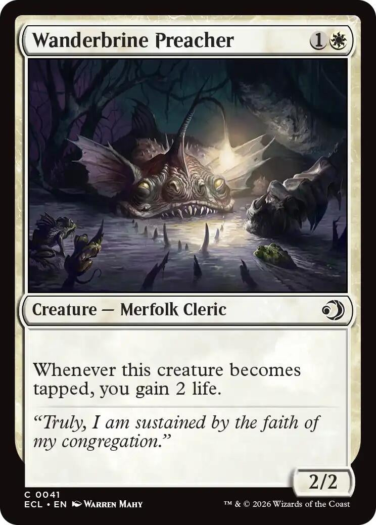 Image for Wanderbrine Preacher (41) - Magic: The Gathering
