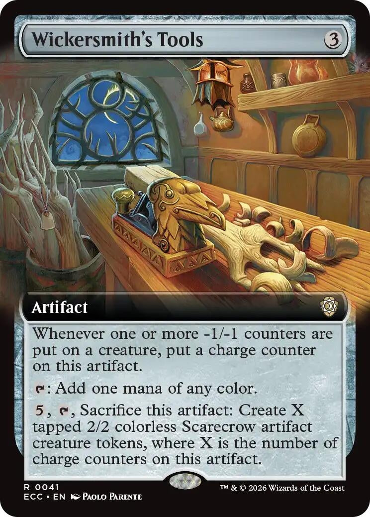 Image for Wickersmith's Tools (Extended Art) (41) - Magic: The Gathering
