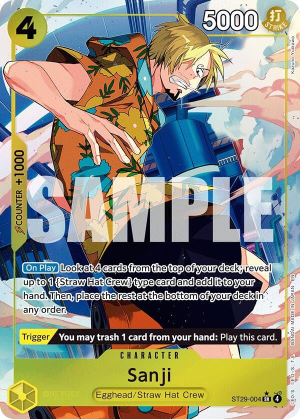 Image for Sanji (Full Art) (ST29-004) - One Piece Card Game