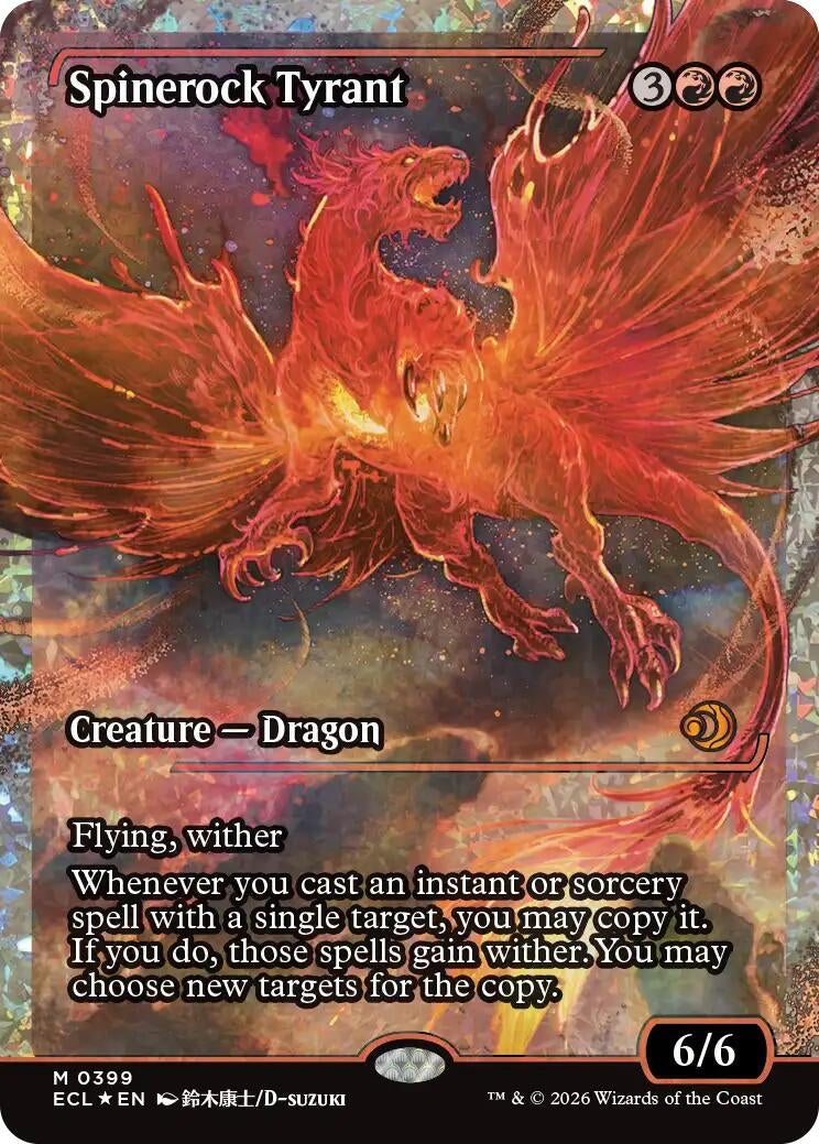 Image for Spinerock Tyrant (0399) (Showcase) (Fracture Foil) (399) - Magic: The Gathering