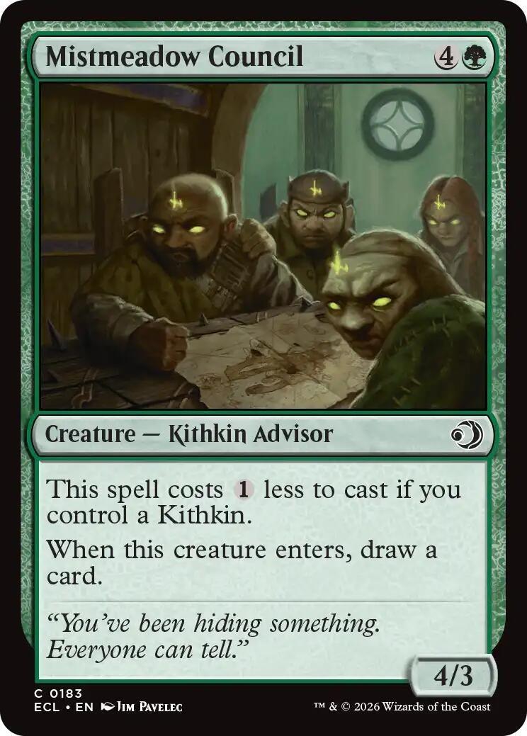 Image for Mistmeadow Council (183) - Magic: The Gathering