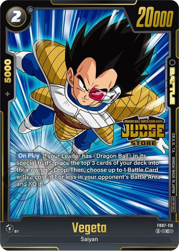 Image for Vegeta (Judge Pack (Store Judge) 05) (FB07-116) - Dragon Ball Super: Fusion World