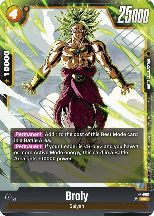 Image for Broly (Ultimate Battle 2026 Vol.1) (FP-069) - Dragon Ball Super: Fusion World