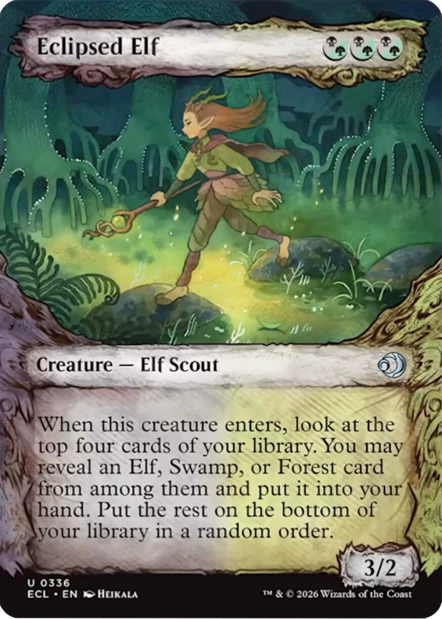 Image for Eclipsed Elf (Showcase) (336) - Magic: The Gathering
