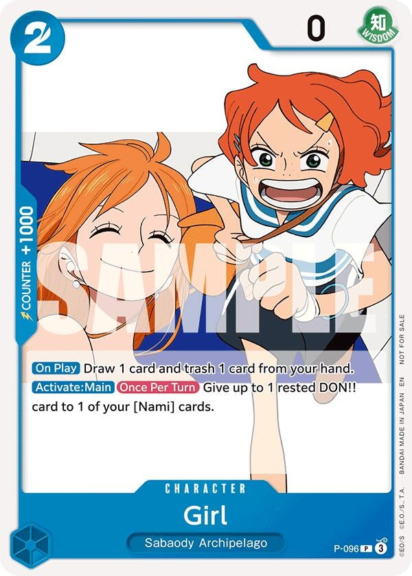 Image for Girl (OP14 Release Event) (P-096) - One Piece Card Game