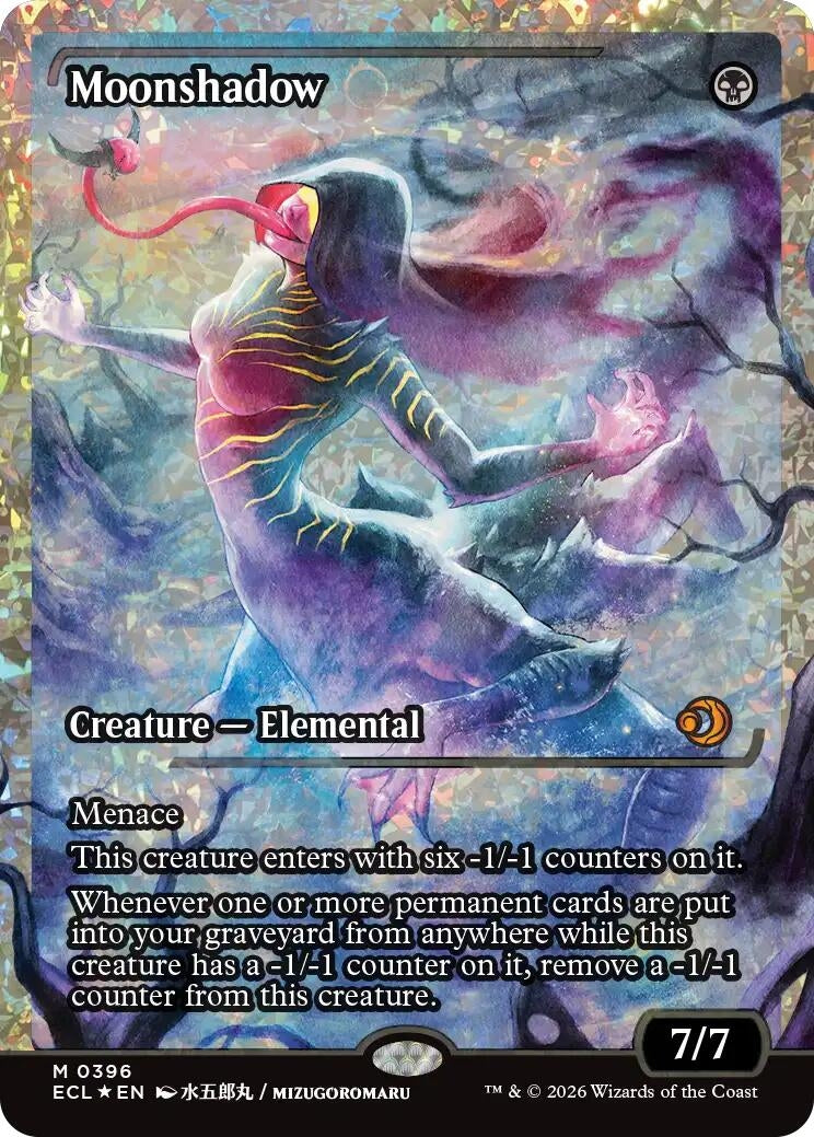 Image for Moonshadow (0396) (Showcase) (Fracture Foil) (396) - Magic: The Gathering