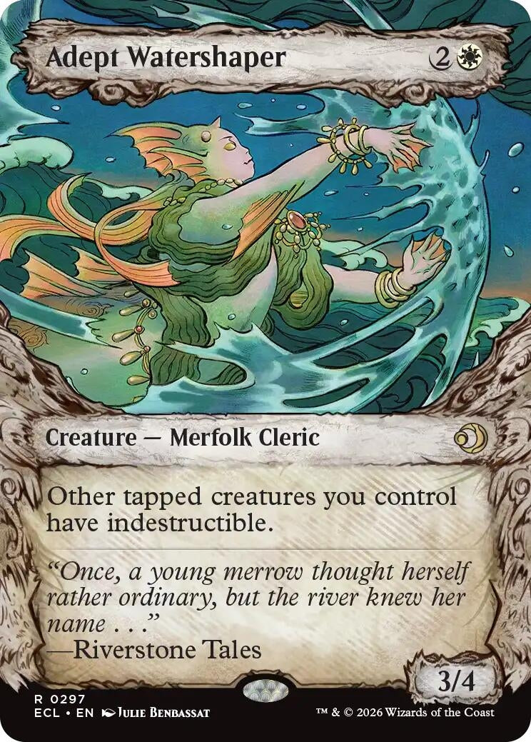 Image for Adept Watershaper (Showcase) (297) - Magic: The Gathering