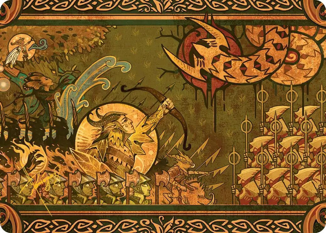Image for Chronicle of Victory Art Card (Gold-Stamped Signature) - Magic: The Gathering