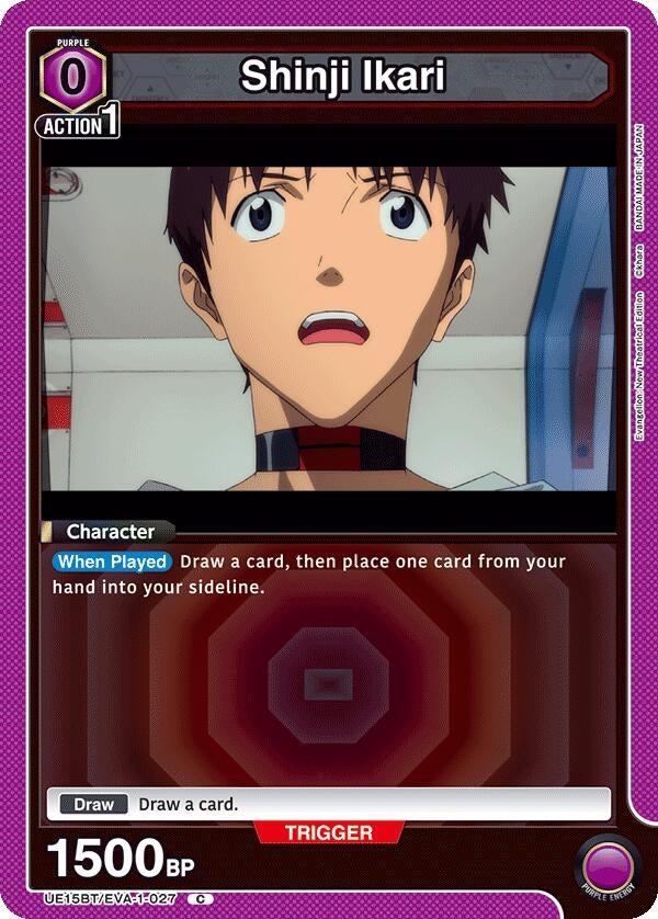 Image for Shinji Ikari (027) (UE15BT/EVA-1-027) - Union Arena