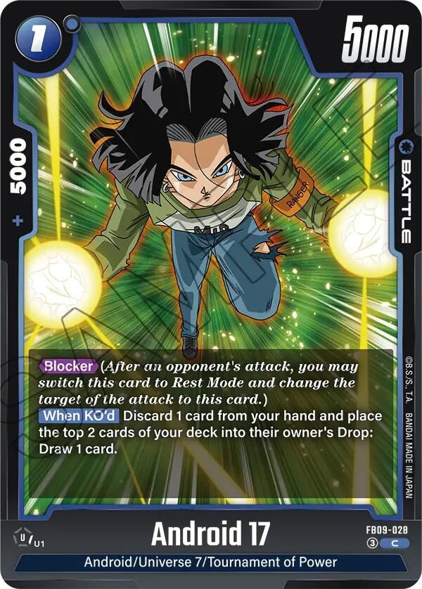 Image for Android 17 - FB09-028 (FB09-028) (Dual Evolution) - Dragon Ball Super: Fusion World