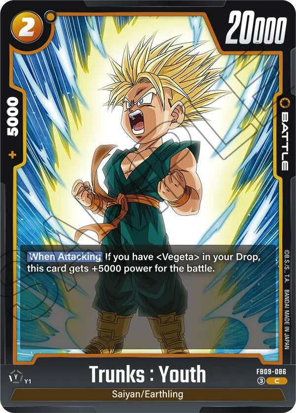 Image for Trunks : Youth (FB09-086) (Dual Evolution) - Dragon Ball Super: Fusion World