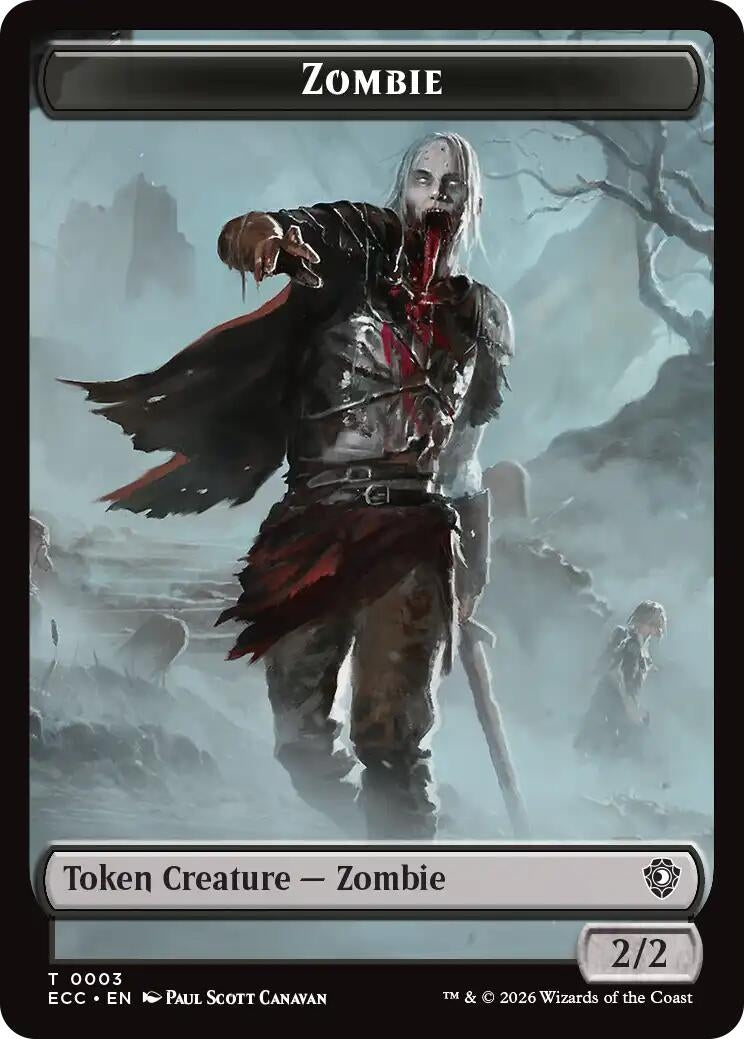 Image for Zombie // Snake Double-Sided Token (3 // 8) - Magic: The Gathering
