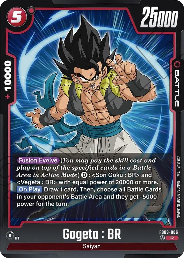 Image for Gogeta : BR - FB09-006 (FB09-006) (Dual Evolution) - Dragon Ball Super: Fusion World
