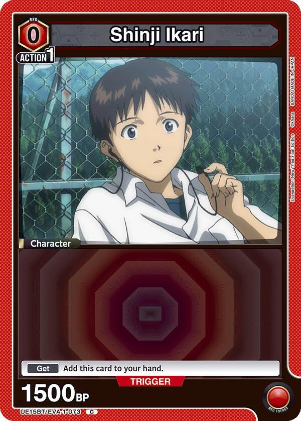 Image for Shinji Ikari (073) (Box Topper Foil) (UE15BT/EVA-1-073) - Union Arena