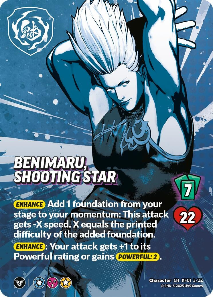 Image for Benimaru, Shooting Star (KF01 3/22) (Challenger Series: The King of Fighters XV) - UniVersus