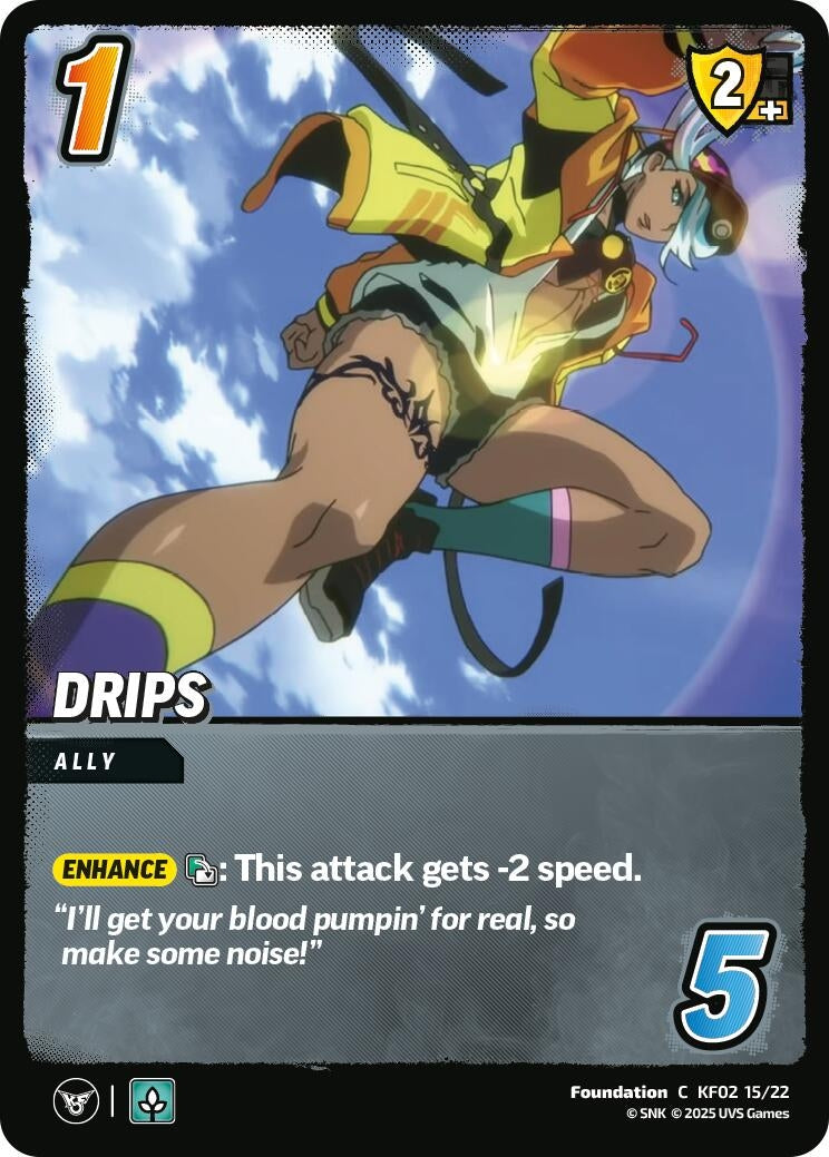 Image for Drips (KF02 15/22) (Challenger Series: The King of Fighters XV) - UniVersus