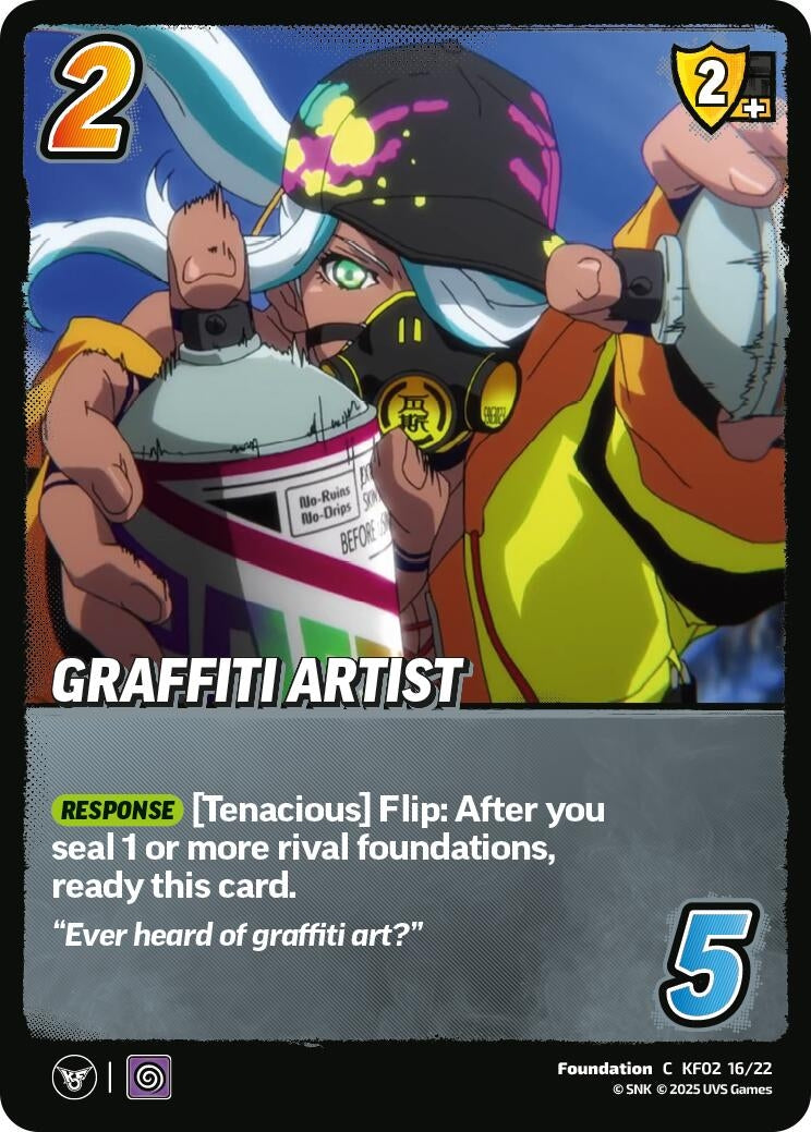 Image for Graffiti Artist (KF02 16/22) (Challenger Series: The King of Fighters XV) - UniVersus