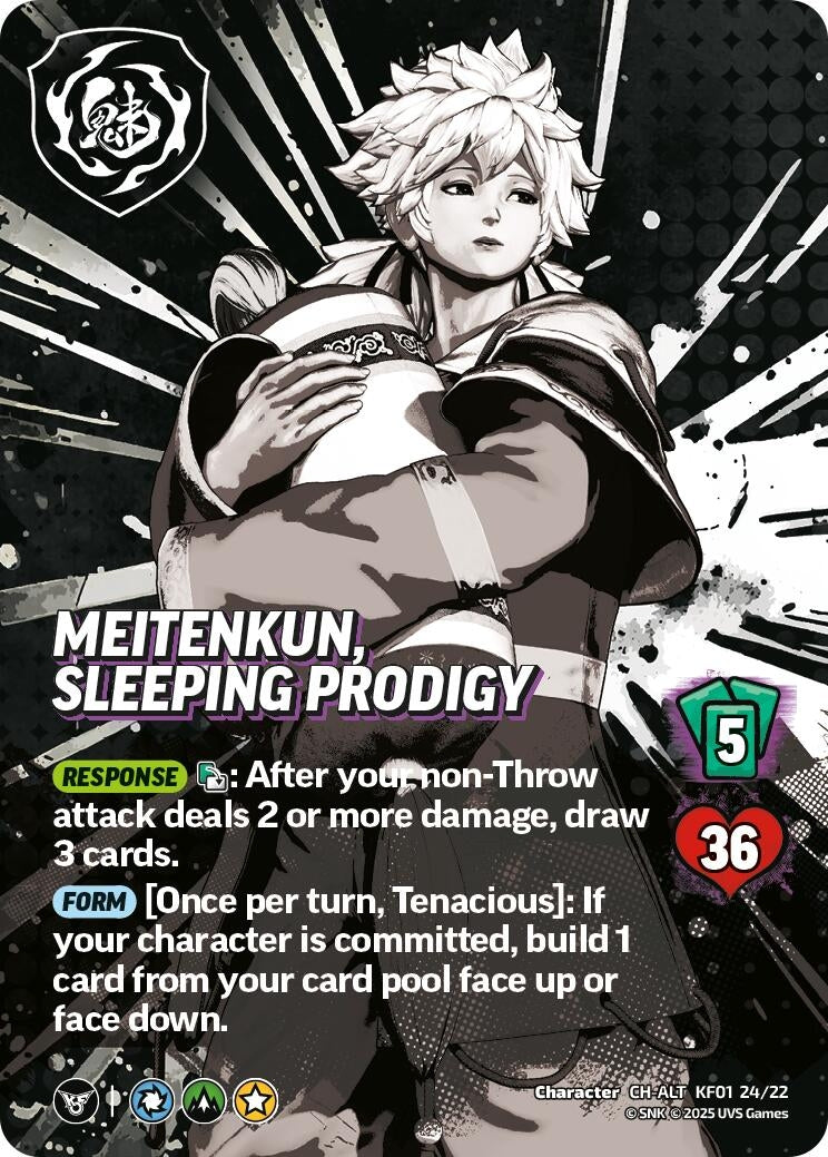 Image for Meitenkun, Sleeping Prodigy (Alternative Art) (KF01 24/22) (Challenger Series: The King of Fighters XV) - UniVersus