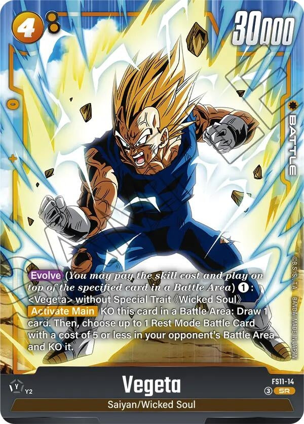 Image for Vegeta - FS11-14 (FS11-14) (Starter Deck EX: The Phase of Evolution) - Dragon Ball Super: Fusion World