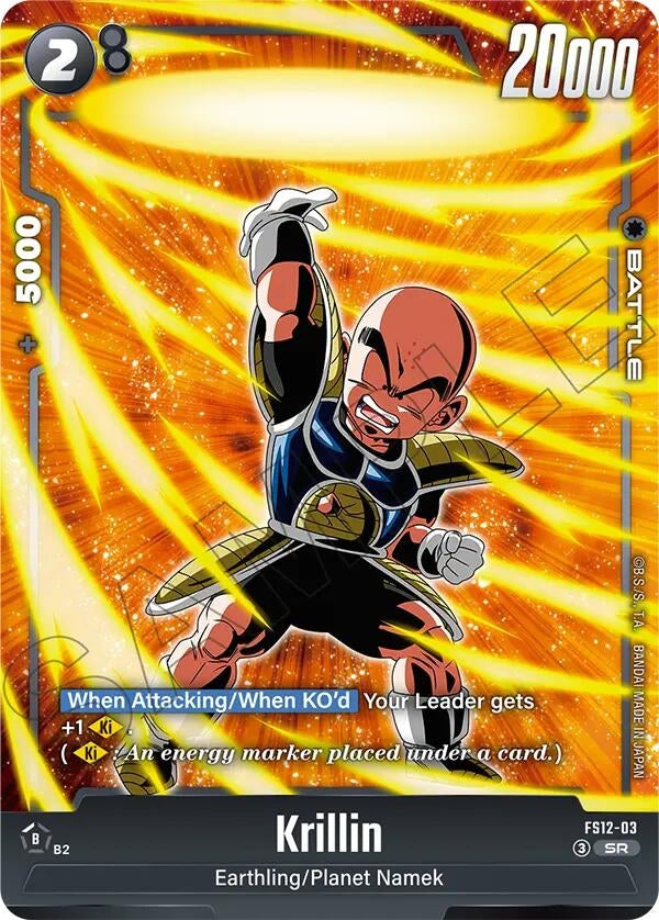 Image for Krillin - FS12-03 (FS12-03) (Starter Deck EX: The Beat of Ki) - Dragon Ball Super: Fusion World
