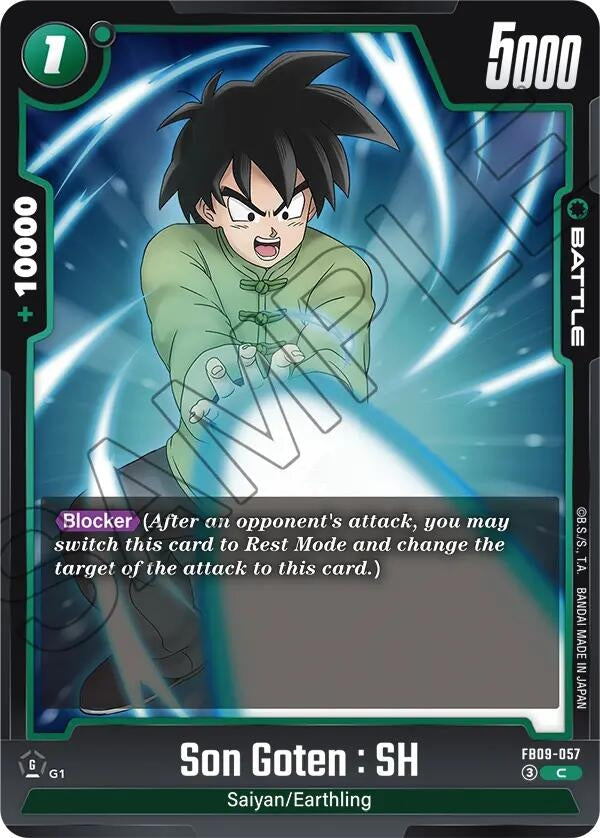 Image for Son Goten : SH (FB09-057) (Dual Evolution) - Dragon Ball Super: Fusion World