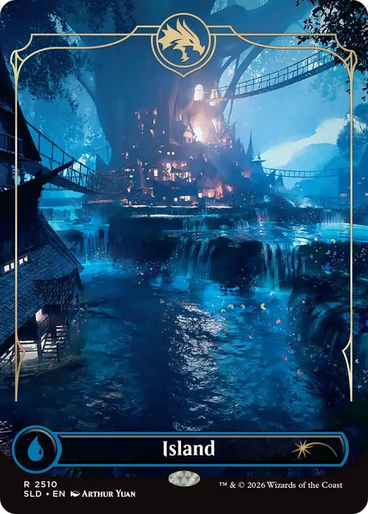 Image for Island (2510) (2510) (Secret Lair Drop Series) (SLD) - Magic: The Gathering