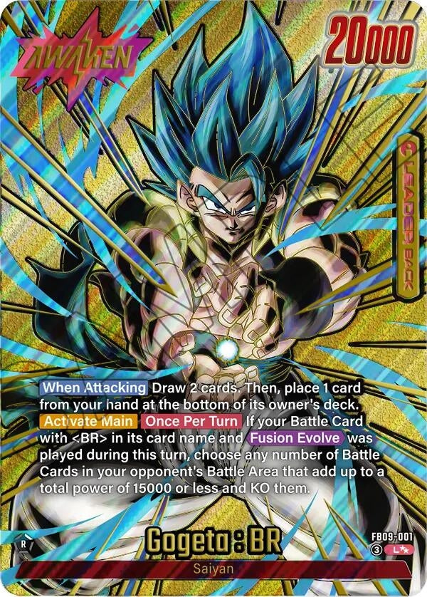 Image for Gogeta : BR - FB09-001 (Super Alternate Art) (FB09-001) (Dual Evolution) - Dragon Ball Super: Fusion World
