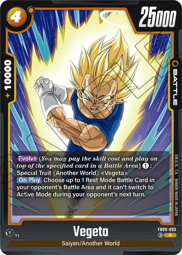 Image for Vegeta - FB09-093 (FB09-093) (Dual Evolution) - Dragon Ball Super: Fusion World